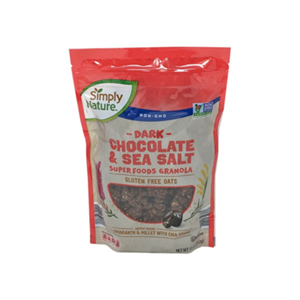 Simply Nature Dark Chocolate and Sea Salt Granola